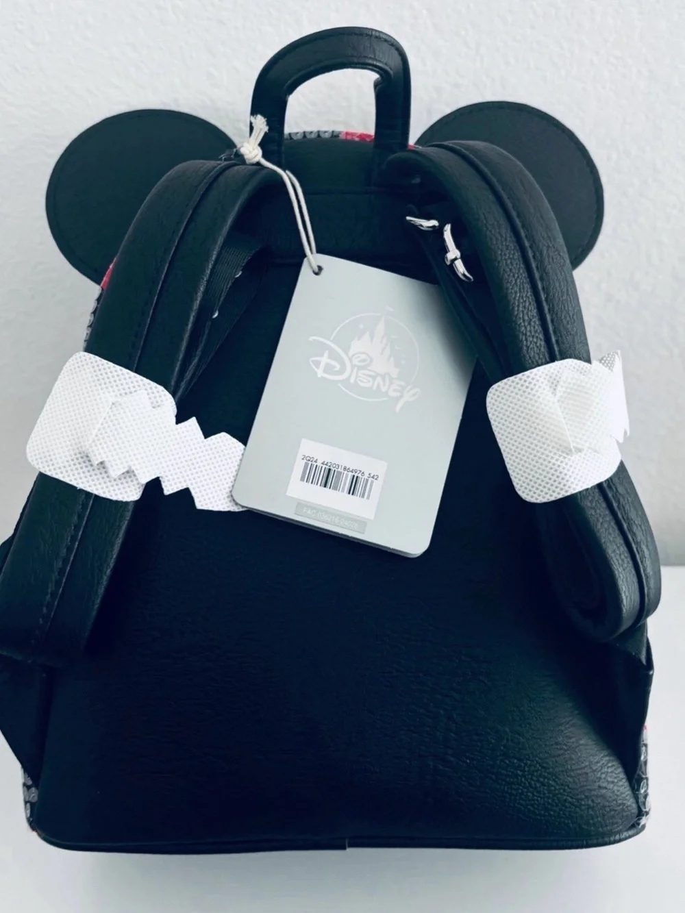 Disney Parks Minnie Mouse Sequined Polka Dot Loungefly Mini Backpack